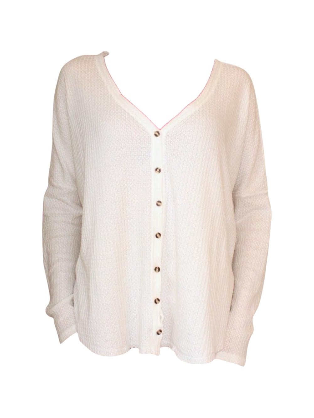Urban Outfitters deadstock white knit button up cardigan